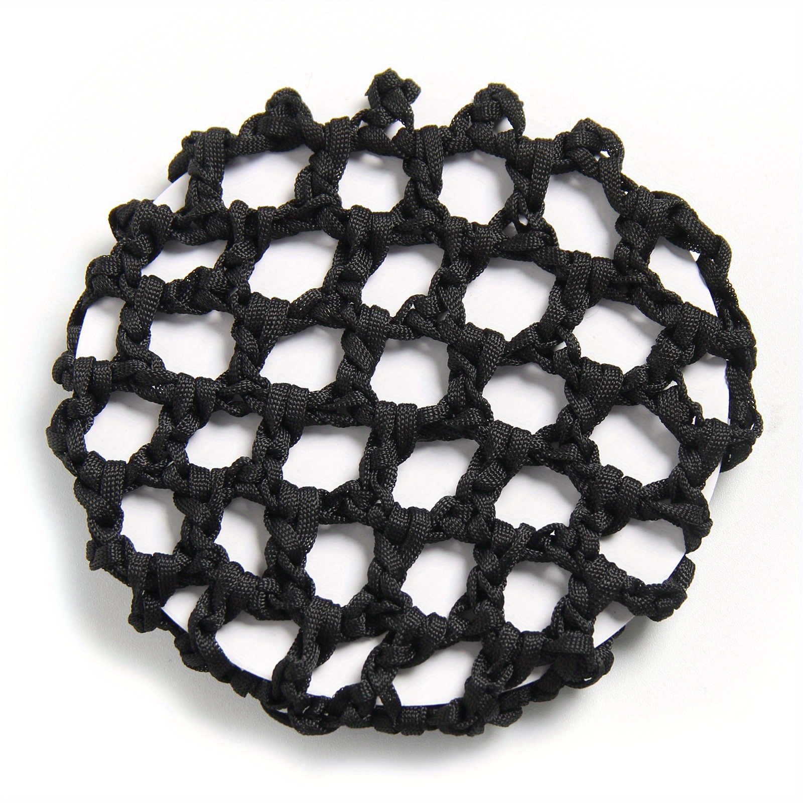 1pc Elegant Solid Color Polyester Fiber Hair Net, Unisex-adult Hair Protector Mesh For Hairstyles, Hair Accessories