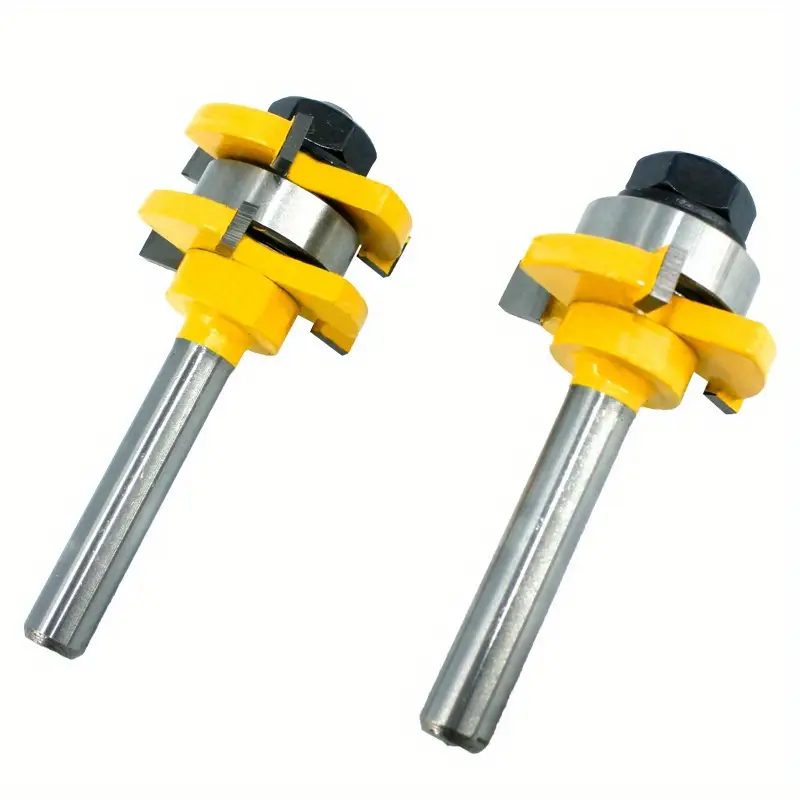 Set Frese A T Per Legno - 5 Pezzi, Codolo 8 Mm, Diametri 8-20 Mm, Per Router - Foto 6