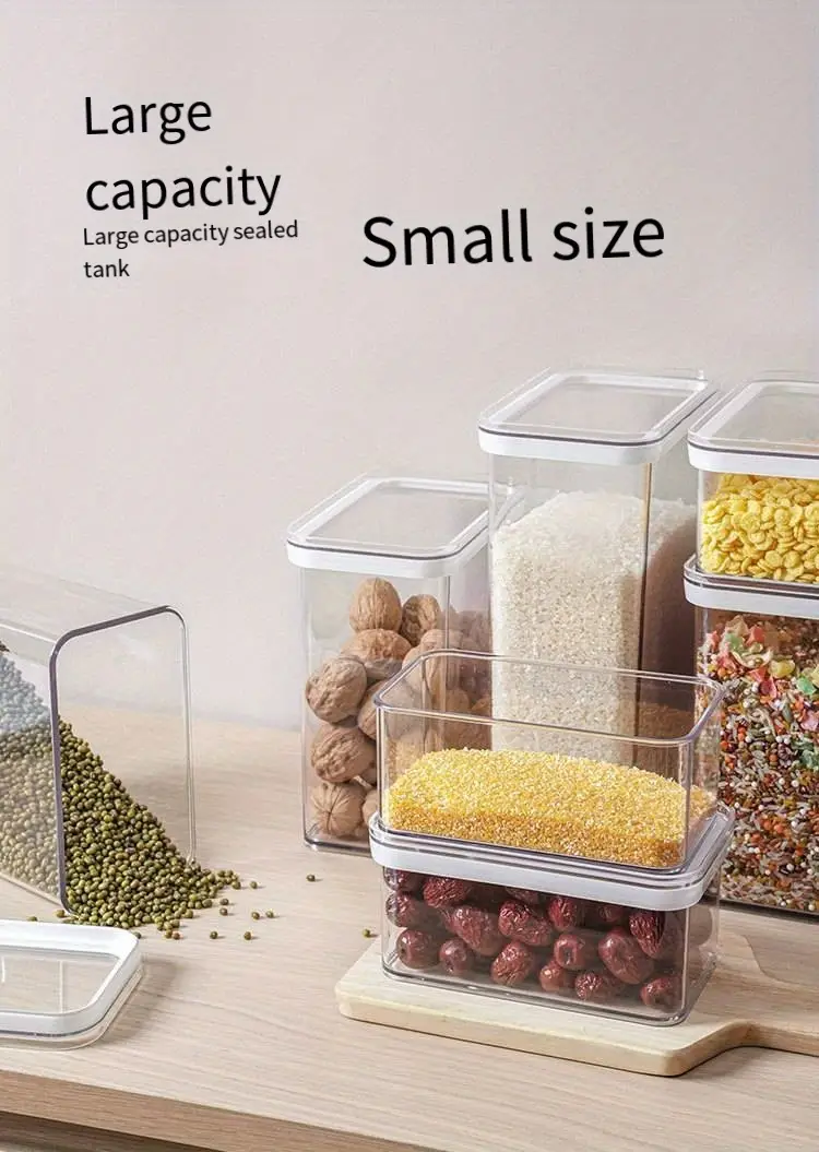 Airtight Food Storage Containers With Lids For Kitchen And Pantry