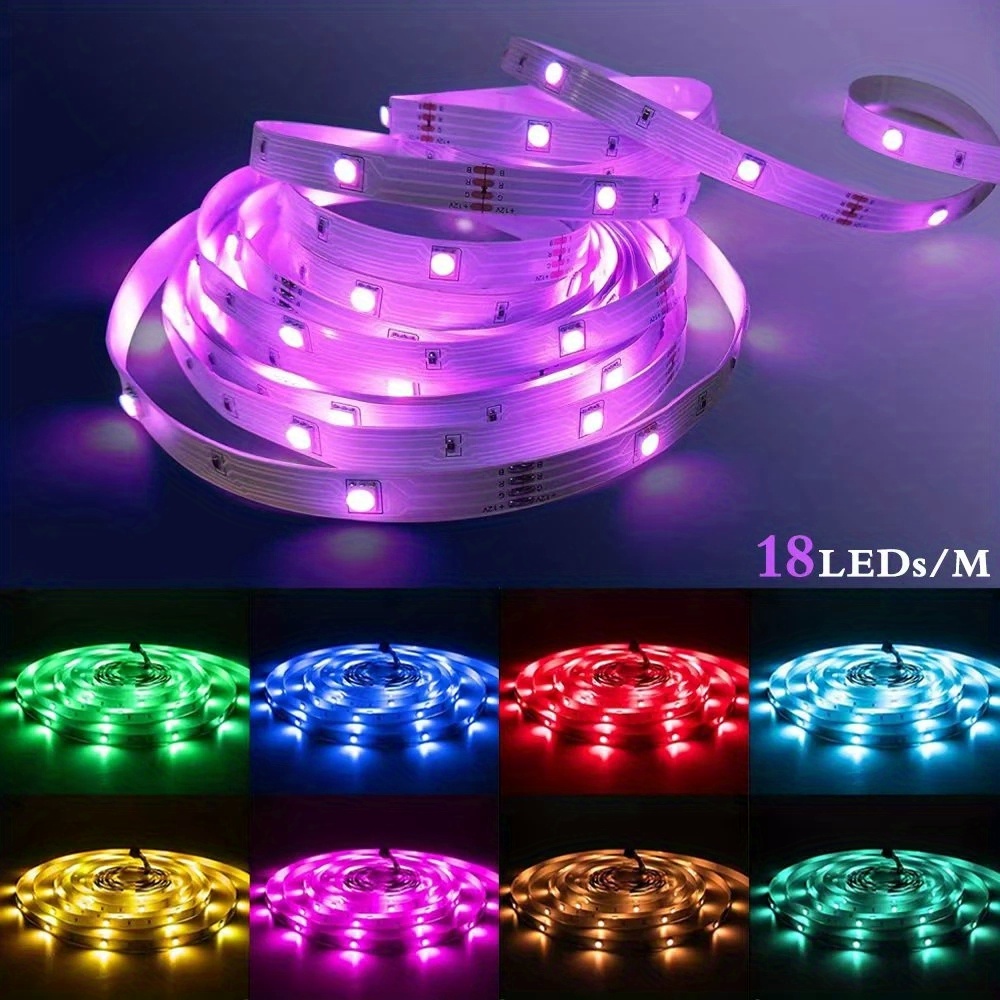 Ruban LED, 10M Flexible RGB Bande LED Decoration Chambre