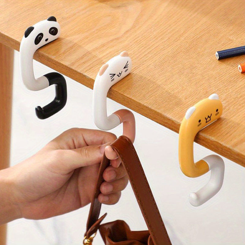 Panda Wooden Purse Hanger Purse Hook Handbag Hanger Table 