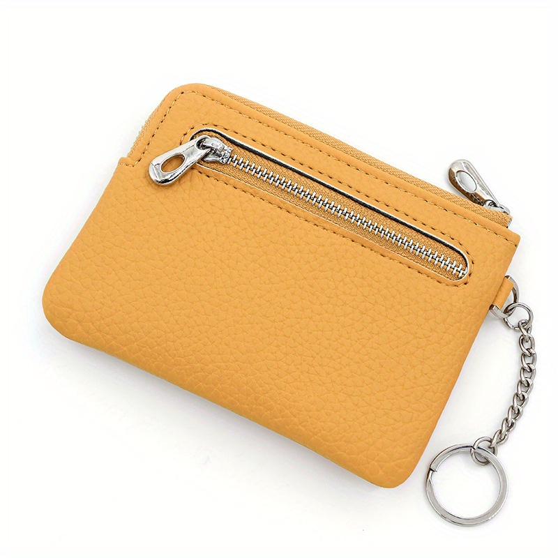 Genuine Leather Wallet Key Case Card Holder Coin Purse Keychain RFID  Blocking