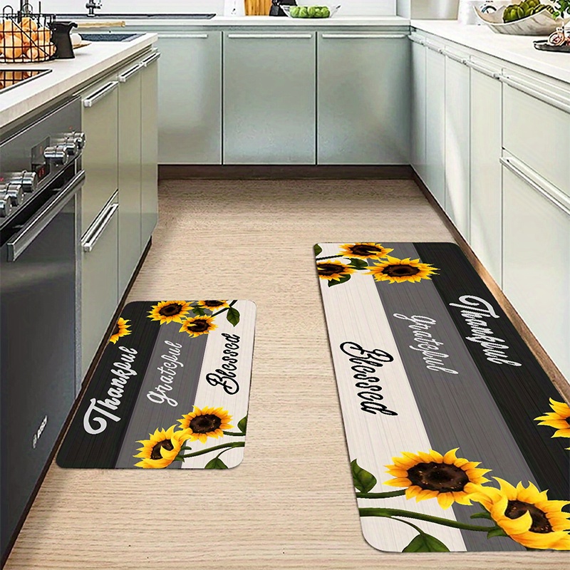 Floor Mat Easy Clean Water-absorbing Chef Pattern Kitchen Oil Absorption  Floor Carpet Daily Use Kaesi, Fruugo Ie