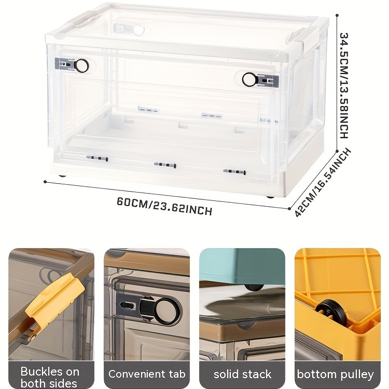 1pc，mini Storage Box, Tabletop Transparent Storage Box, With Portable Snack  Storage Box, Car Storage Box, Toy Organizer, Medicine Box, Shop The Latest  Trends