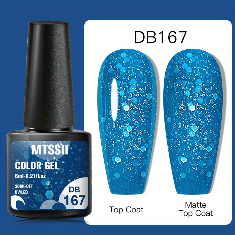 Gel Nail Polish Reflective Glitter Gel Polish Set Shimmer - Temu