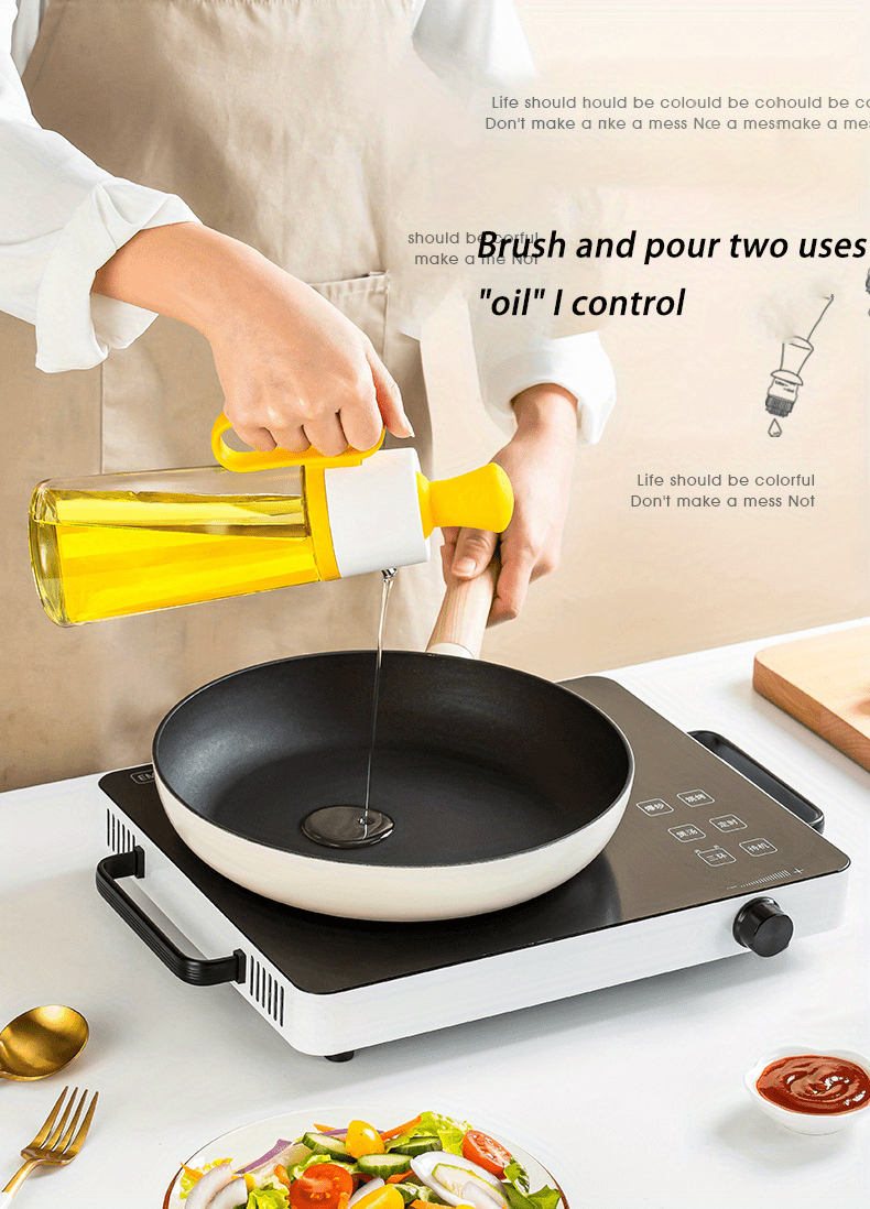 Xiaomi Olive Oil Dispenser Bottle Controlled Amount Brush Oil