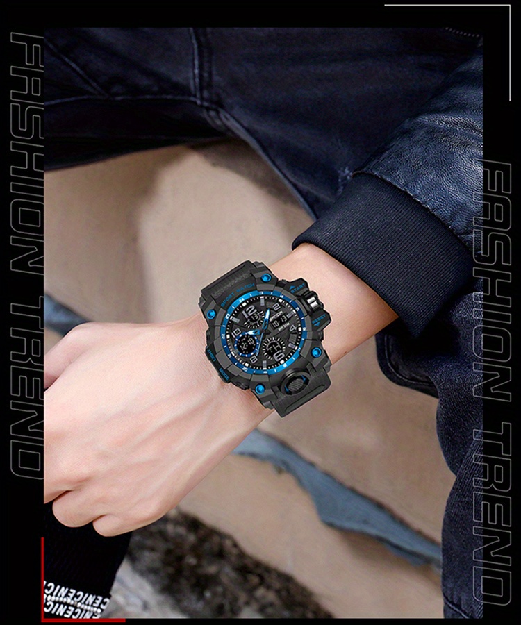 Reloj Deportivo Hombre Resistente Agua, Digital, Súper Brillante, Moda,  Lujo, Led Exterior Analógico, Reloj Militar Multifuncional Alarma. Reloj  Hombre, Elección Ideal Regalos, Compra Últimas Tendencias