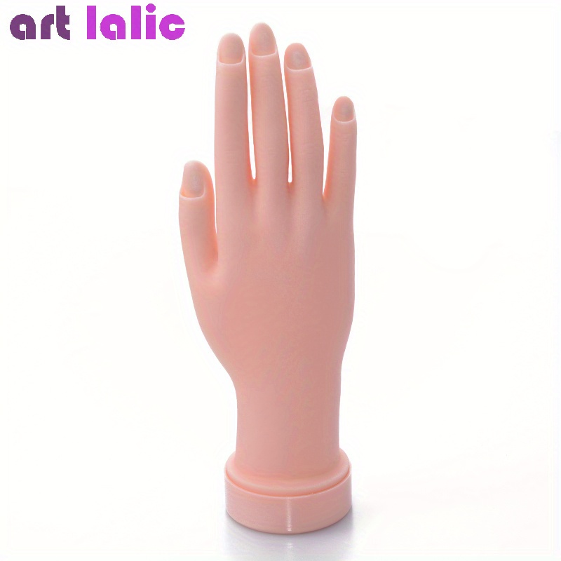 Practice Hand For Acrylic Nails Practice Hand Mannequin Hands For Nails  Practice Nail Art Hand Nail Training Hand Fake Hand For Beginners