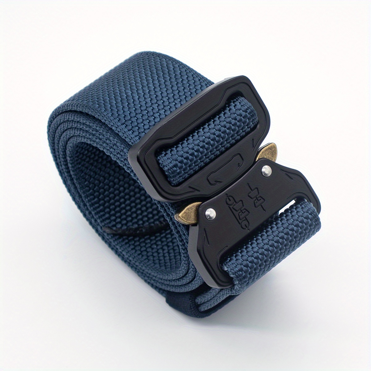 Cinturón táctico para hombre, resistente, ajustable, estilo militar, de  nailon con hebilla de metal