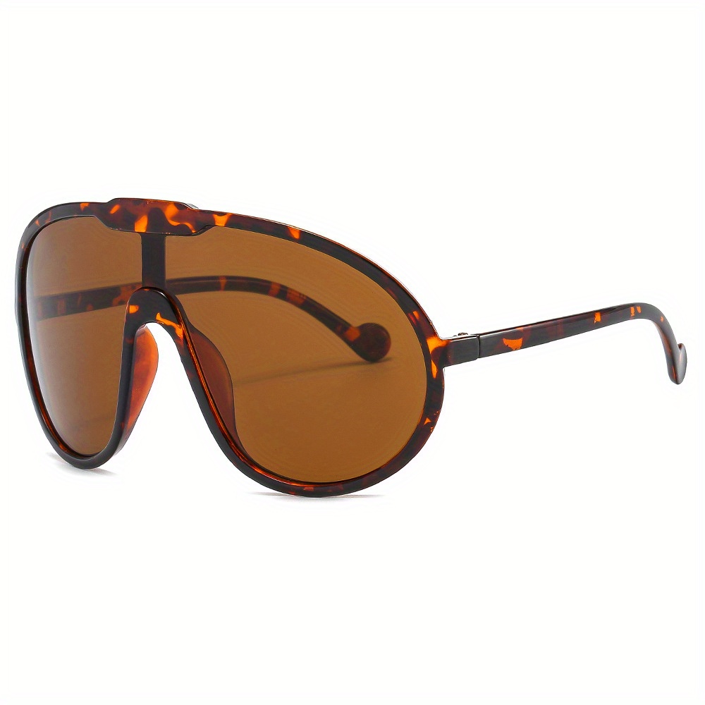 Oversized Shield Sunglasses Y2K Windproof UV400