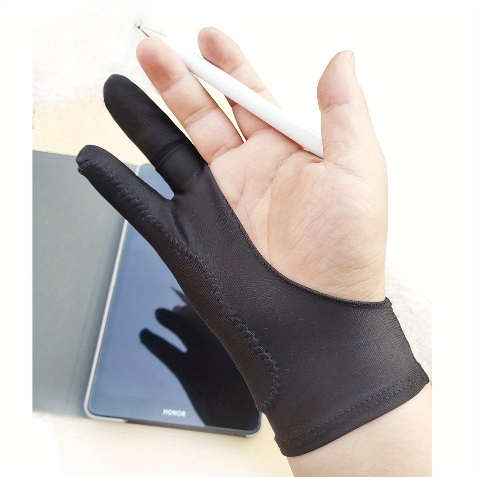 Drawing Tablet Glove Two Finger Artist Glove Of Smooth Elasticity