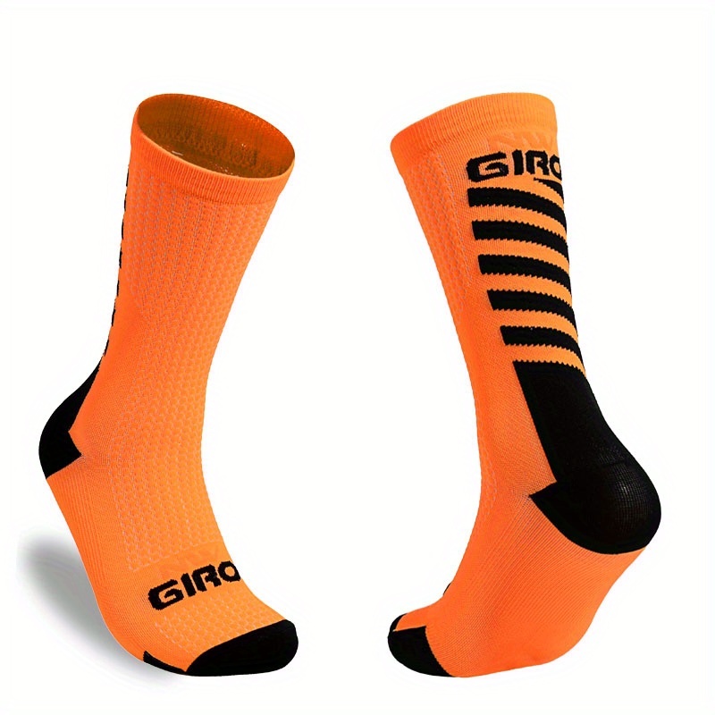 Quick Dry MTB Socks Assorted Colors Breathable Cycling Socks