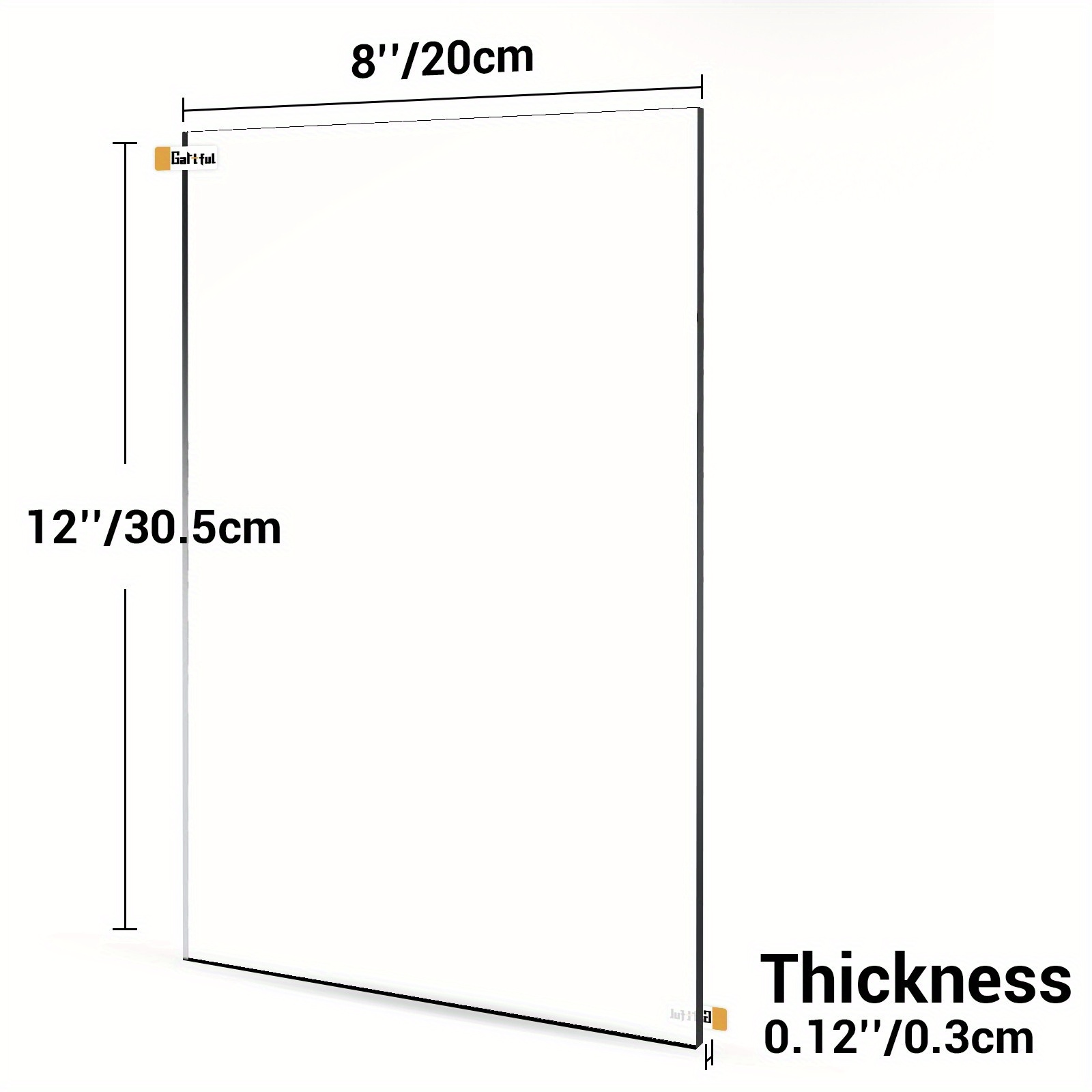 Acrylic Sheet Plastic Thick Clear Plexiglass Panels With - Temu