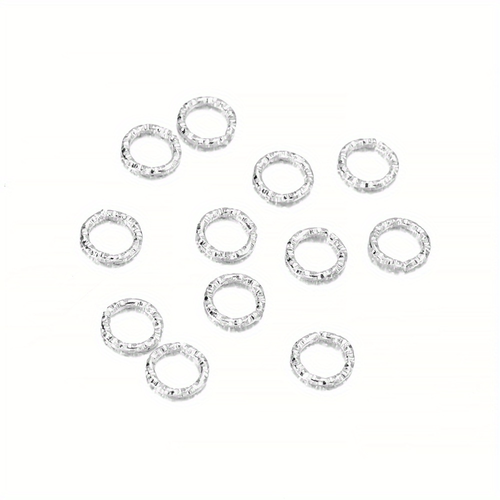 Lot Iron Jump Rings Split Connectors Rings For Diy Jewelry - Temu