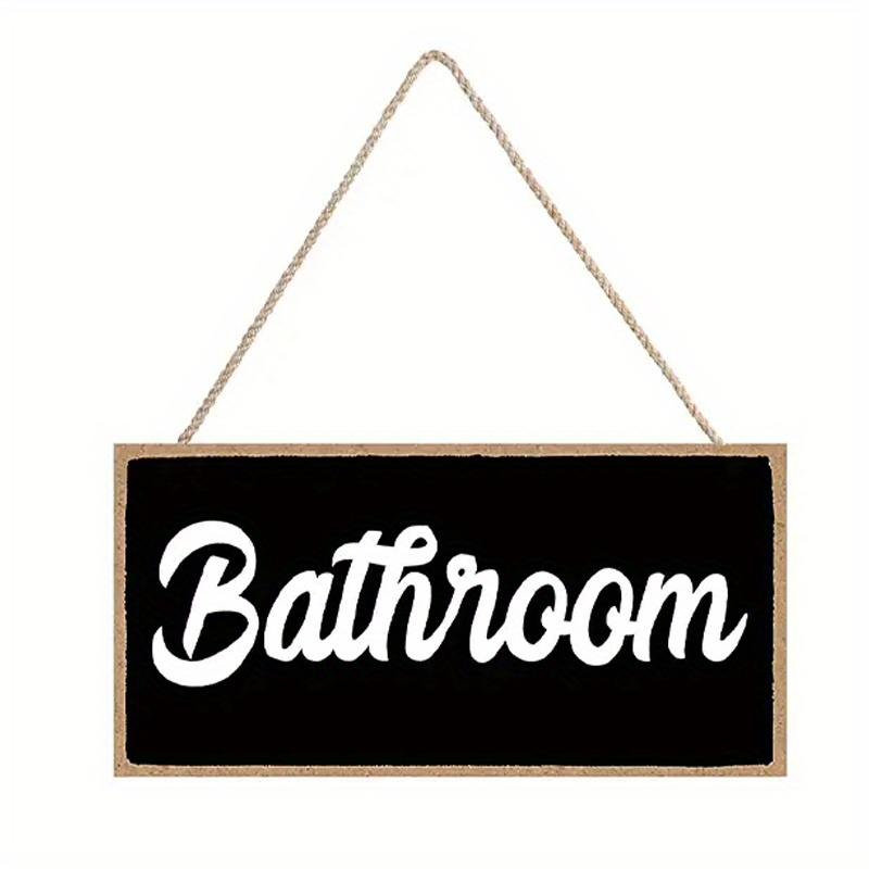 Composite Board Creative Novel Wall mounted Toilet Sign - Temu