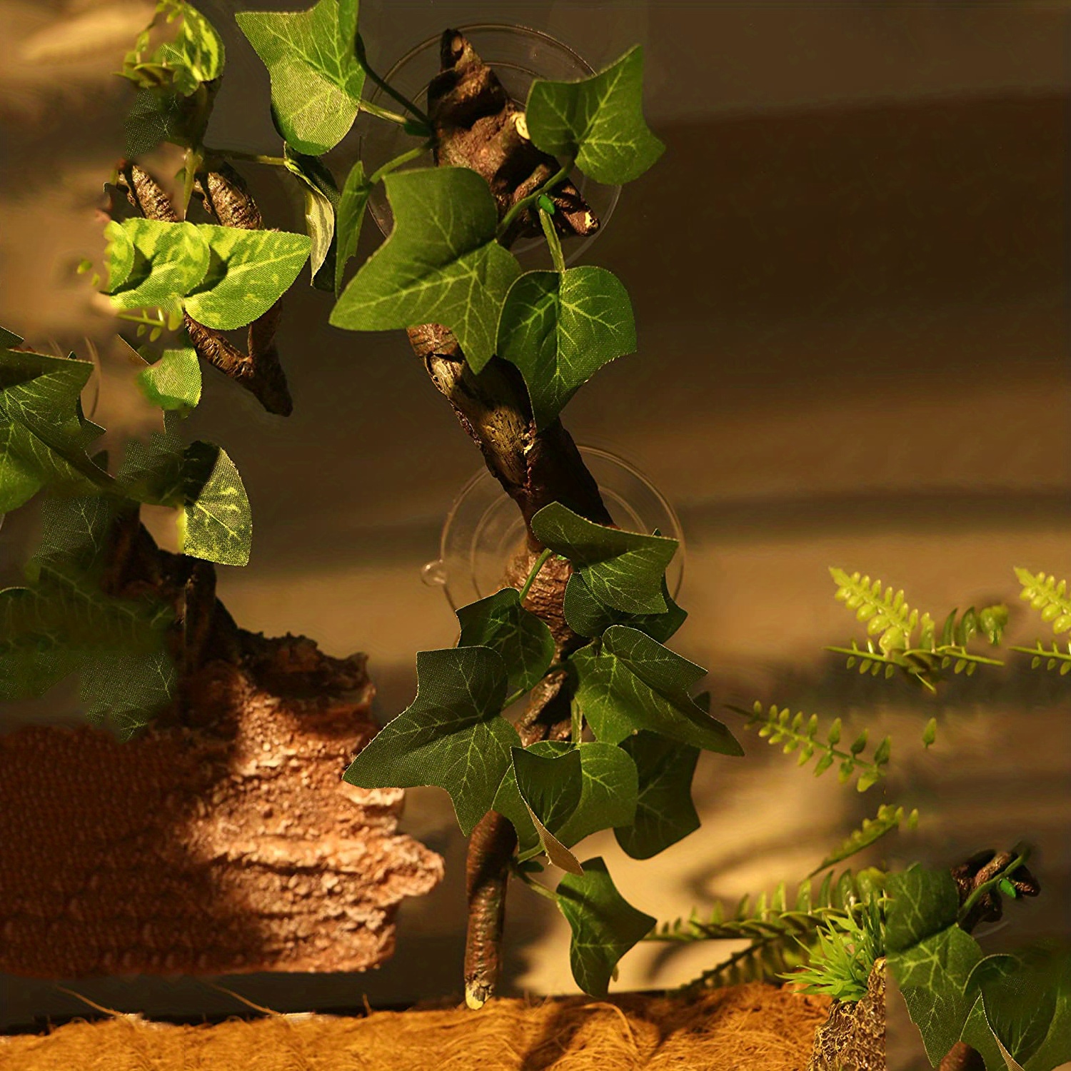 Reptile Corner Branch Aquarium Terrarium Plant Decoration Temu