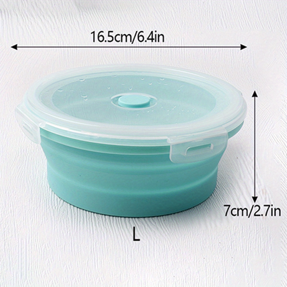 Silicone Food Storage Containers, Folding Pp Round Lunch Box,  Multifunctional Collapsible Stackable Lunch Bento Boxes, Telescopic Food  Fresh-keeping Container, Home Kitchen Supplies - Temu