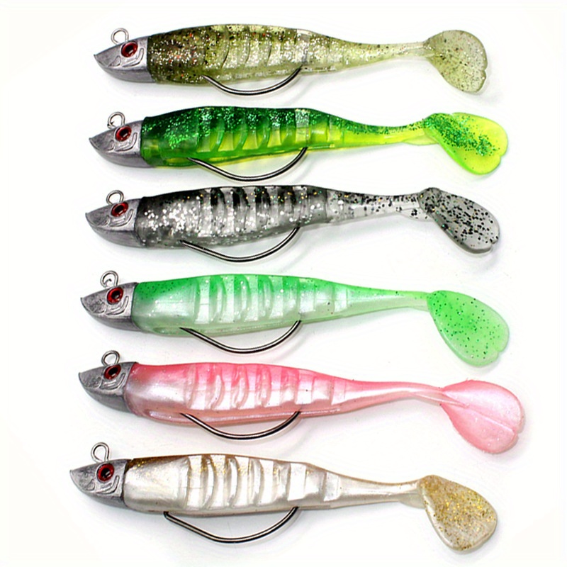  Down South Lures 5 Super Model Paddle Tail Swimbaits -  6-Pack, Vapor Pure (Made in USA) : Sports & Outdoors
