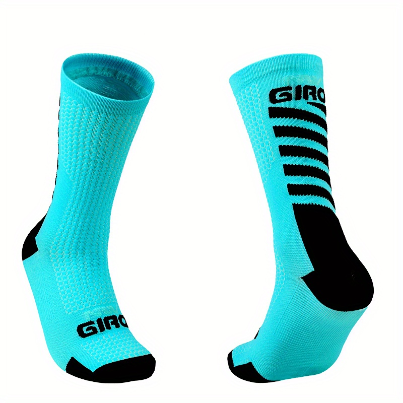 Quick Dry MTB Socks Assorted Colors Breathable Cycling Socks