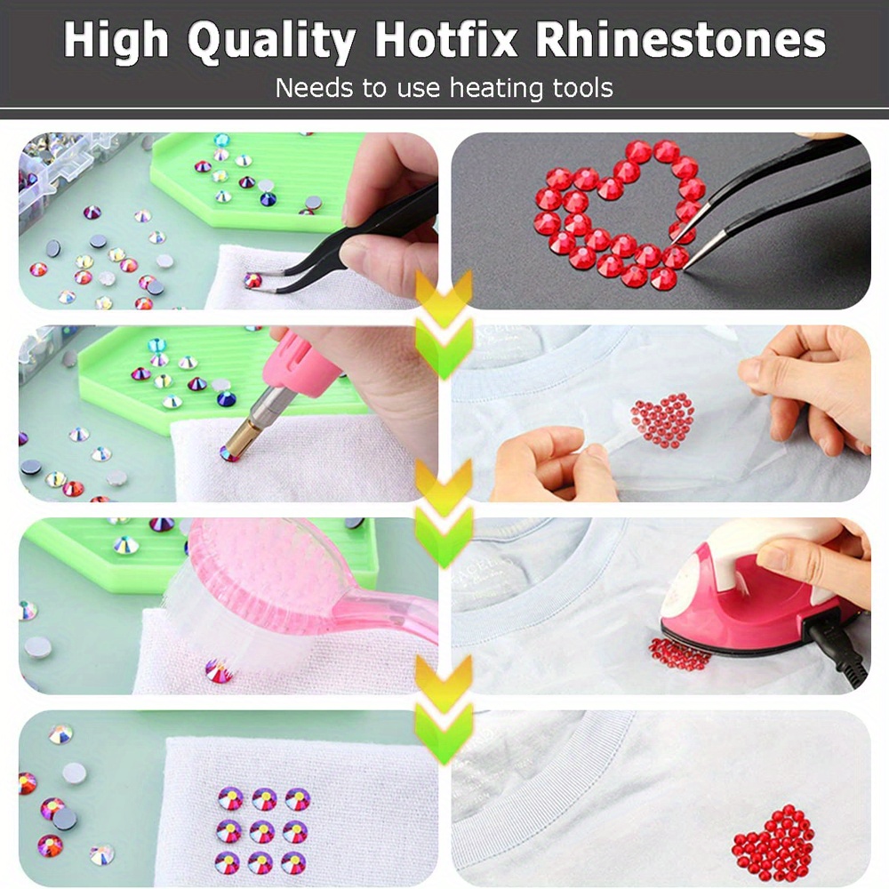 Hotfix Rhinestones Bulk Flatback Crystal Rhinestones - Temu United Kingdom