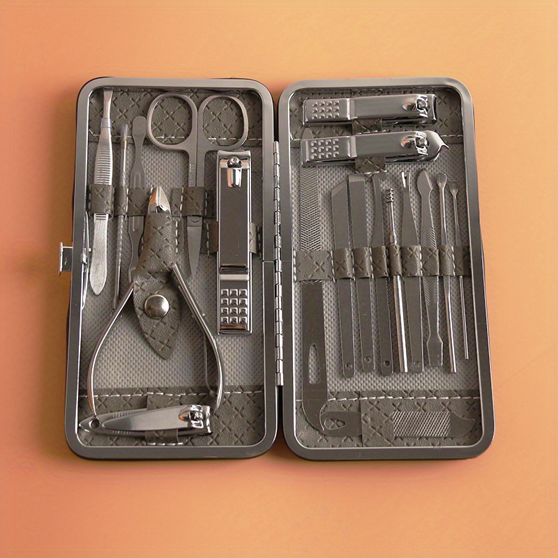 19 Pcs Nail Clipper Kit, Professional Manicure Set