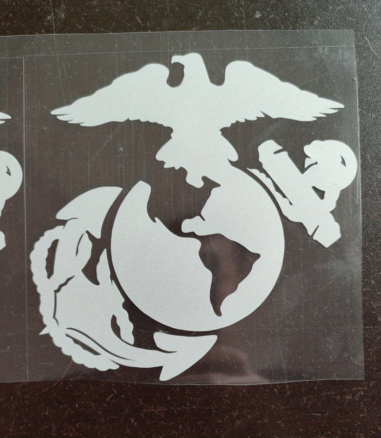 Punisher Reflective Decal The Punisher Skull Sticker Military Navy Seal USA  Car