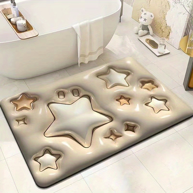 1pc Tappeto Da Bagno Antiscivolo 3d Visual, Morbido Tappetino Da Bagno  Assorbente Antiscivolo, Tappeto Da Doccia Ad Asciugatura Rapida Per Casa  Cucina Bagno, 17,8 * 29,5, Non Perdere Queste Fantastiche Offerte