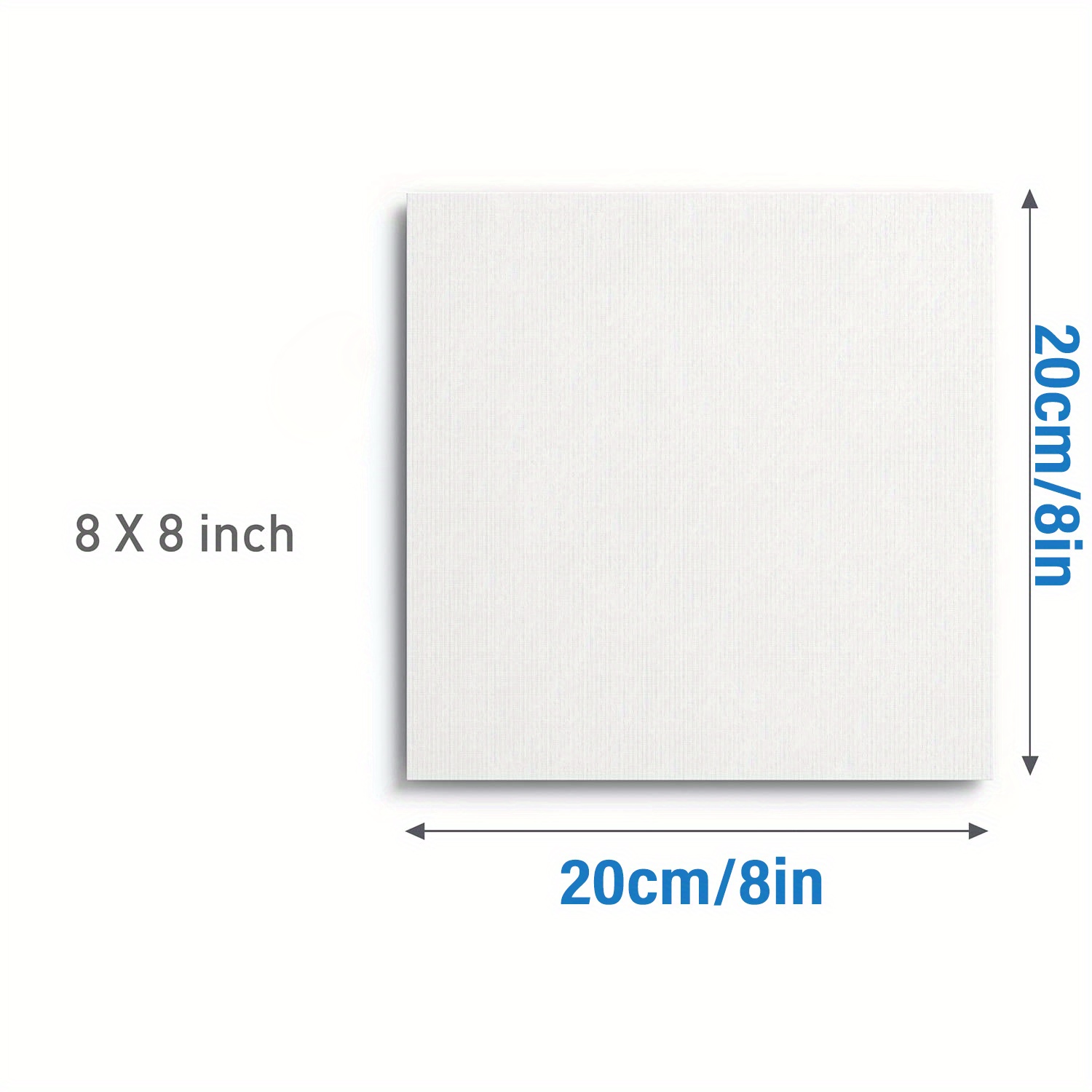 12pcs Paint Canvases For Painting,12 X 12 Inches/ 30 X 30 Cm, Blank White  Stretched Canvas Bulk, 8 Oz Gesso-Primed, Art Supplies For Adults And Teens