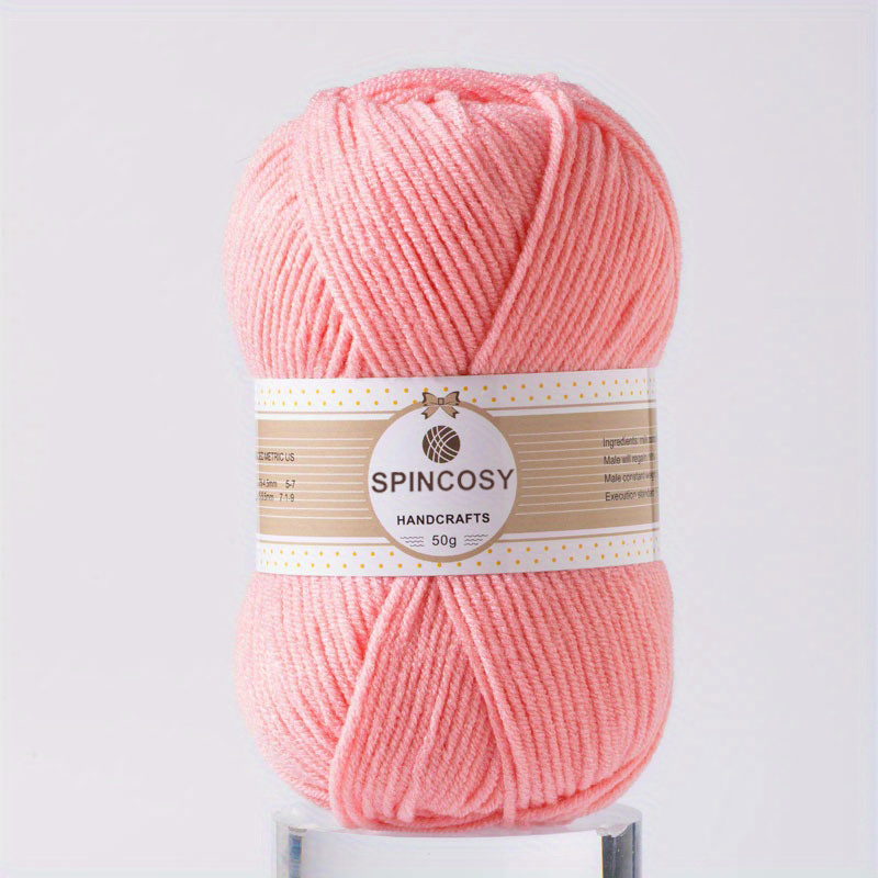 Solid Color 4 ply Cotton Yarn For Knitting And - Temu