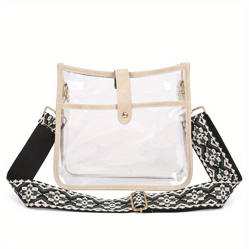 Clear Crossbody Sling Bag with Guitar Strap – Jimberly's Boutique