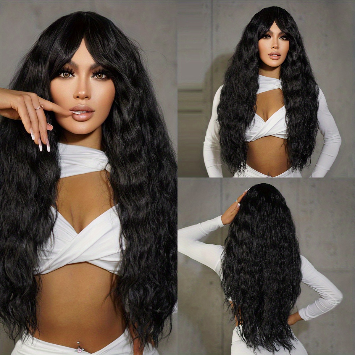 30 inch 2024 synthetic lace wig