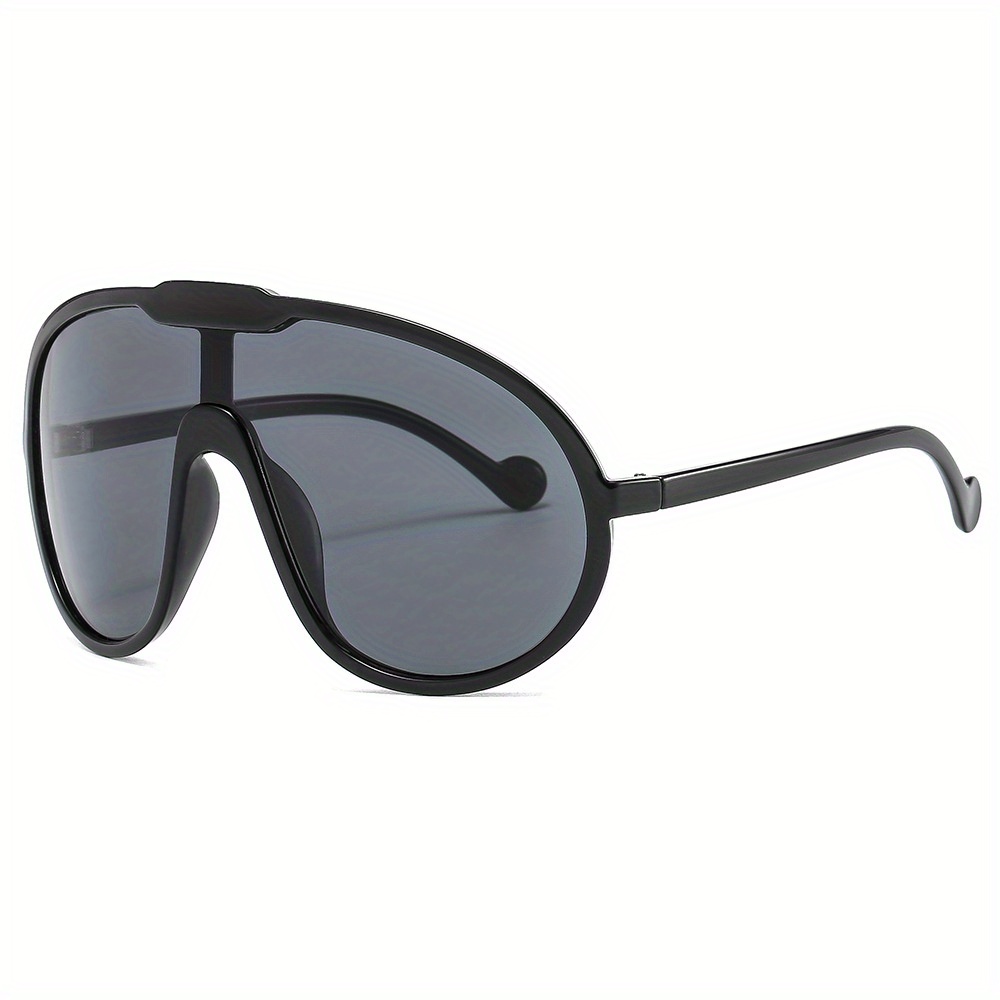 Oversized Shield Sunglasses Y2K Windproof UV400
