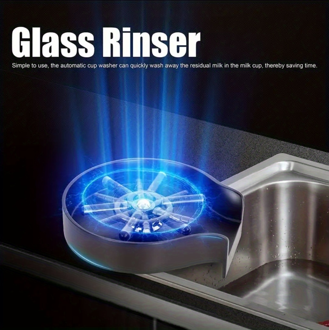 Kitchen Sink Stainless Steel Glass Rinser Cup Rinser Kitchen - Temu