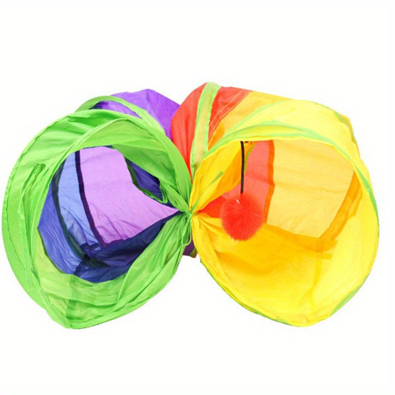 Collapsible Pet Tunnel: Fun Folding Playhouse Cats Ball Toy! - Temu