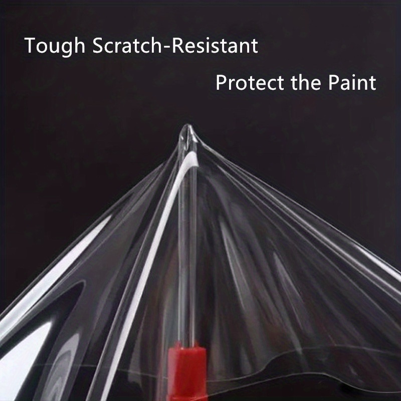 Película de vinilo de protección de superficie de automóvil de 12 x 120  pulgadas, resistente a los arañazos, protector de pintura transparente para