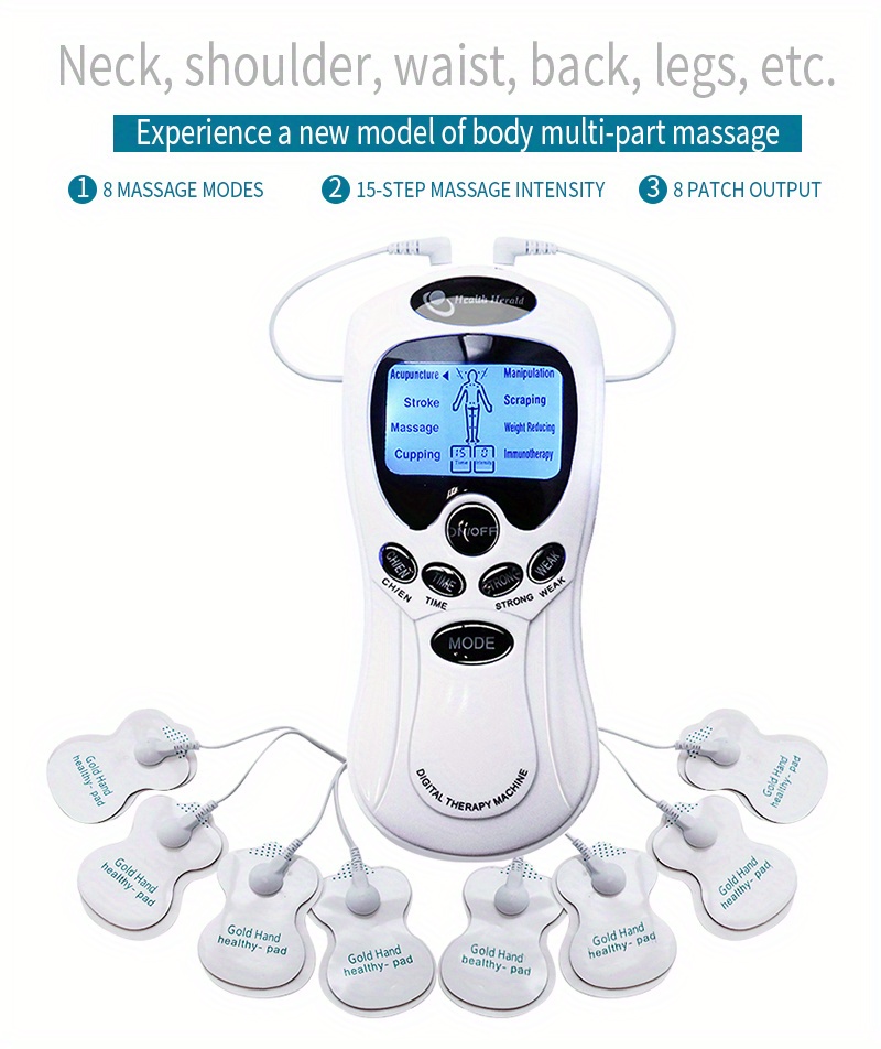 Dual output Tens Massager Ems Muscle Stimulator - Temu