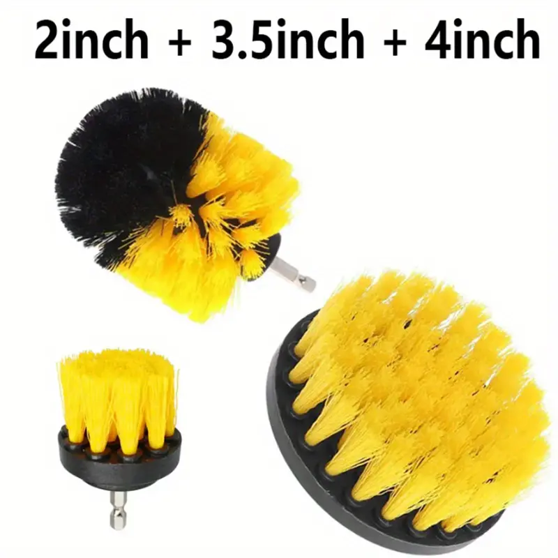 Electric Drill Brush Head Set Perfect For Kitchen Floor Car - Temu