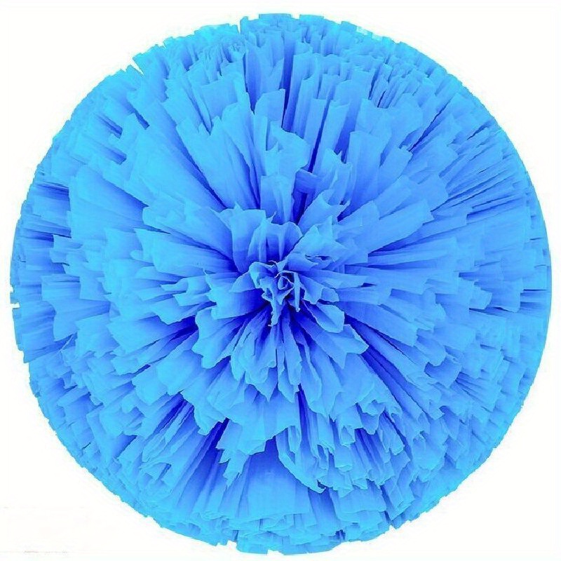 Large Royal Blue Poms, Large Dark Blue Poms