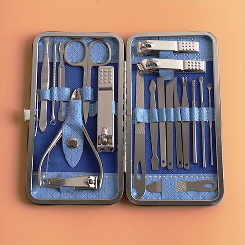 19 Pcs Nail Clipper Kit, Professional Manicure Set