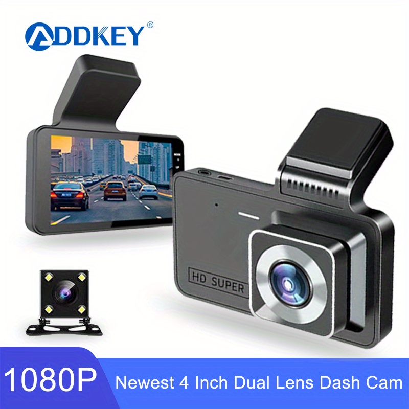 Dash Cam Car Dvr 24h Hd 1080p Dash Camera Dual Lens - Temu