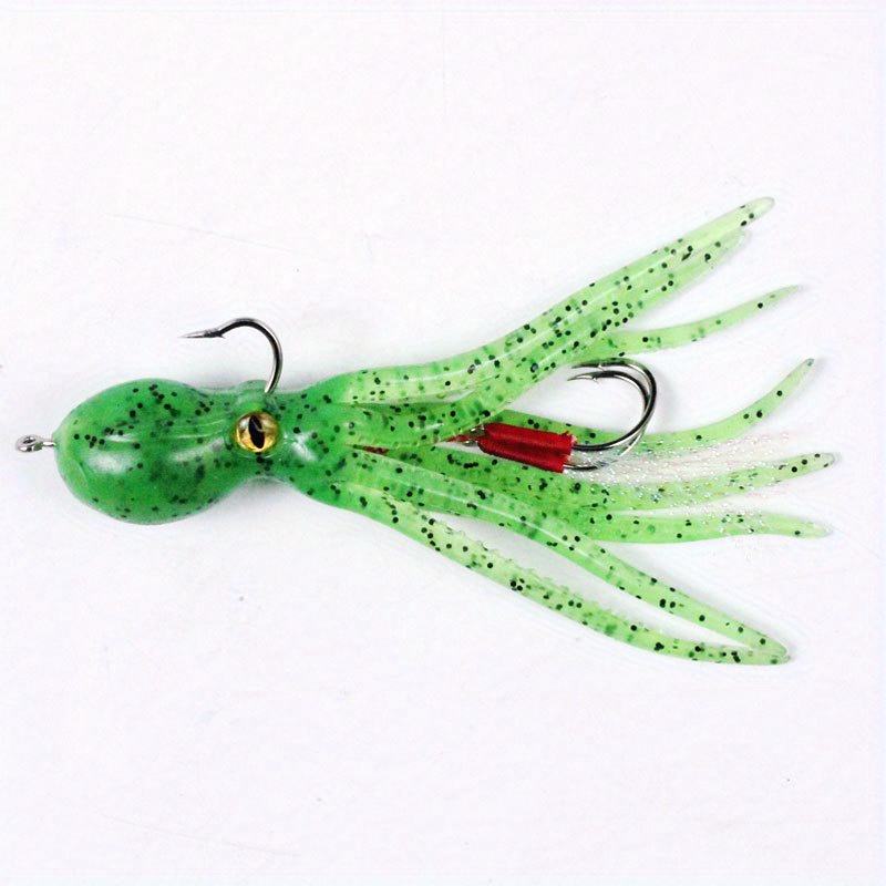 Saltwater Fishing Lure Squid Skirt Assist Hook Soft Silicone