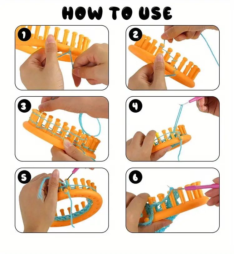 How to Loom Knit a Scarf: Instructions for Beginners - FeltMagnet