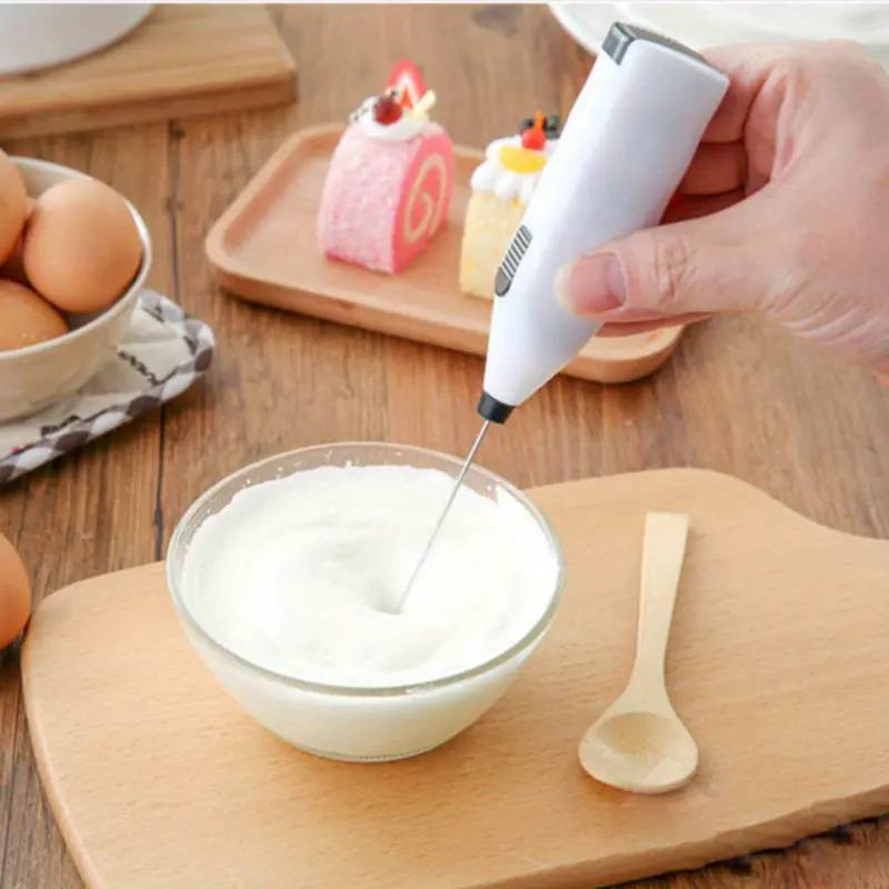 mini electric mixer fully automatic coffee stirrer electric cream whisk creamer details 2