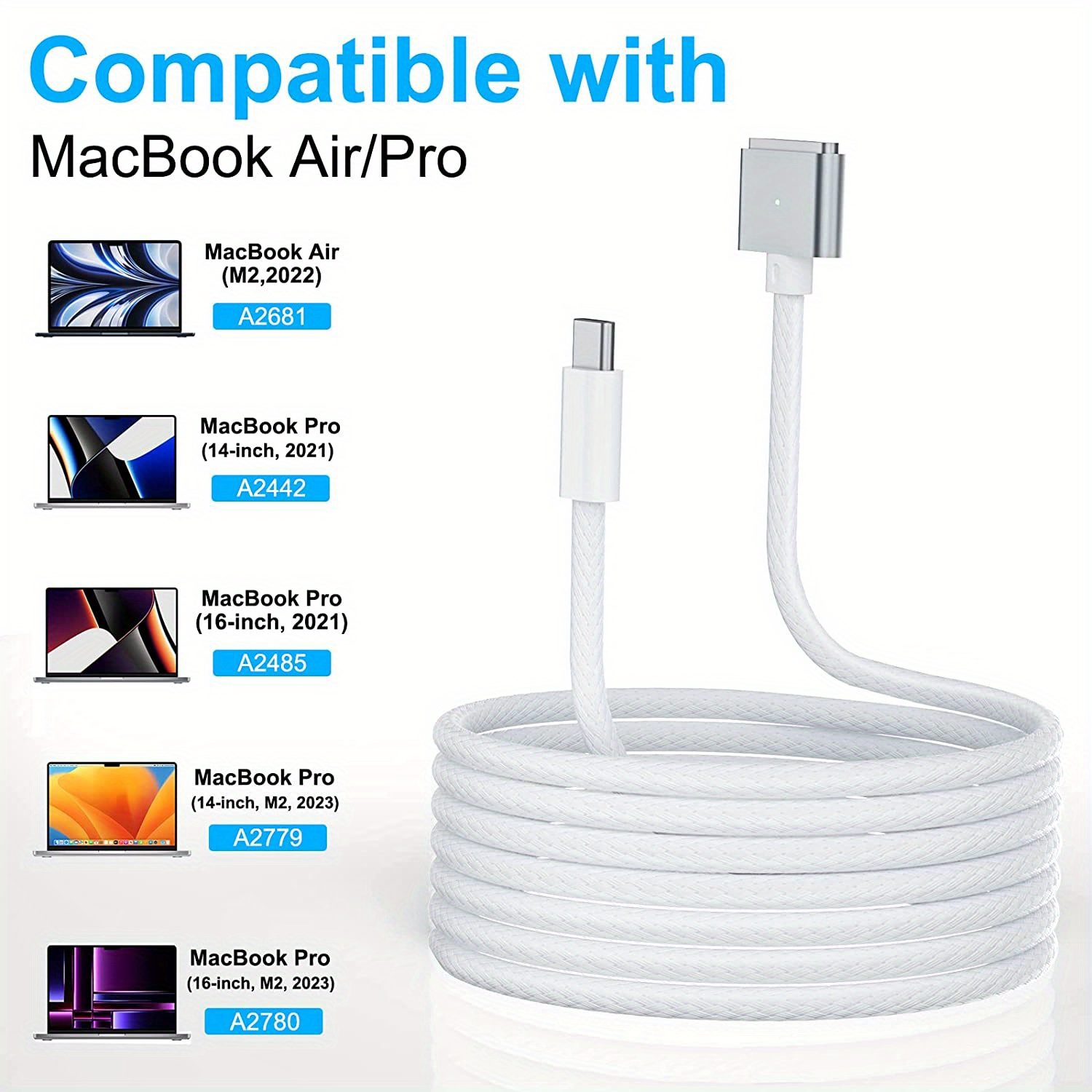 Usbc To 3 Cable, Compatible With Macbook Pro 2021 M1 Pro