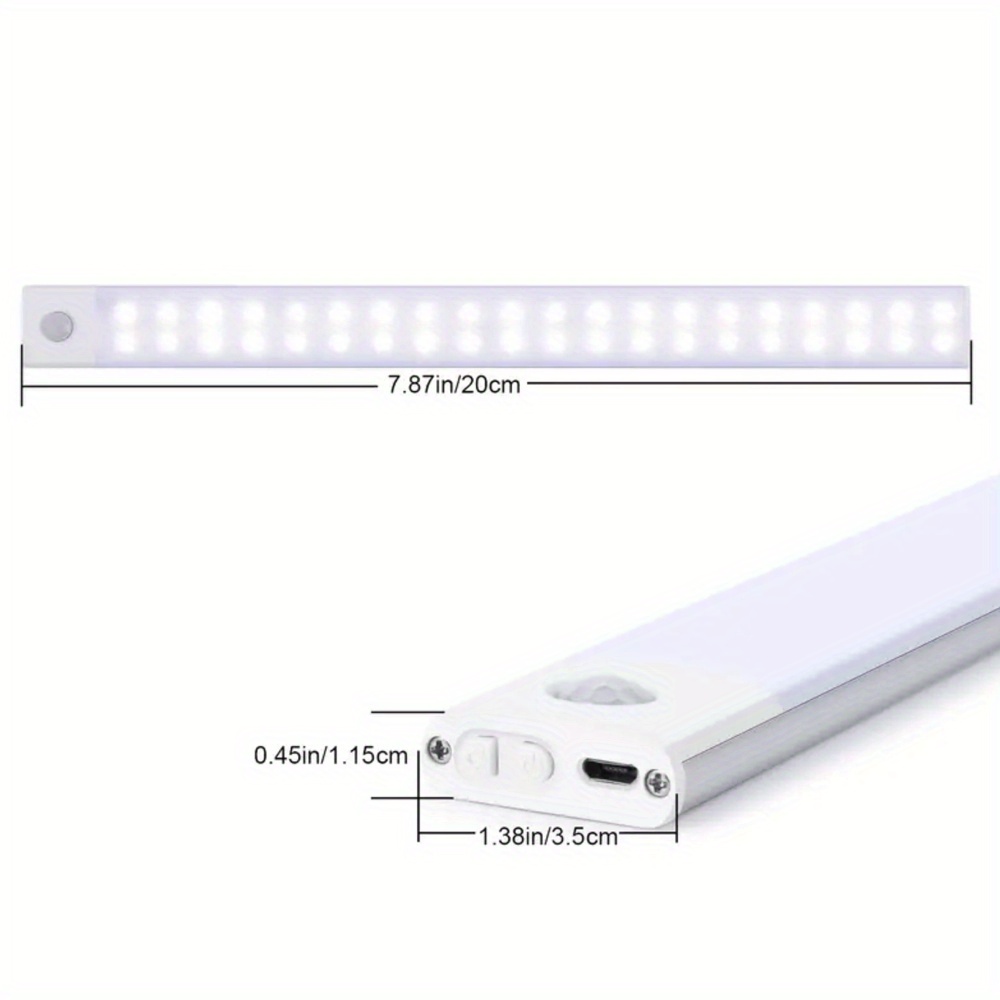 Wireless Led Motion Sensor Cabinet Light Usb Ideal Counter - Temu Australia