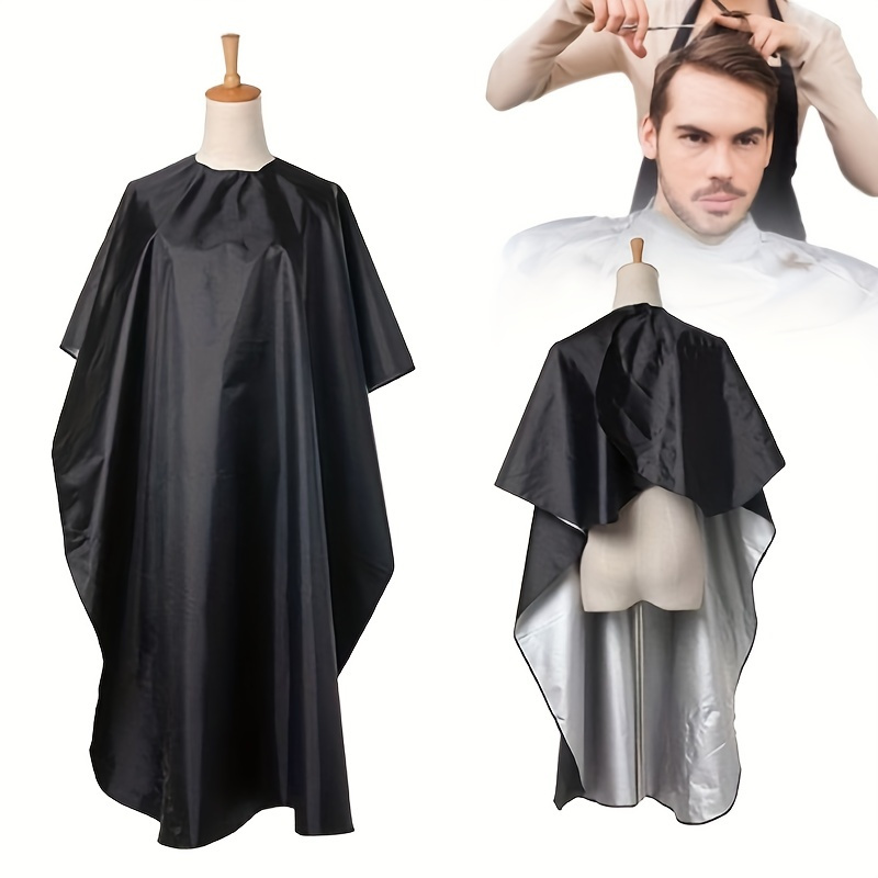 Black hair cutting salon cape, black salon cape, big black salon cape,  salon apparel, hairdresser apron, cape, smock, spa uniforms, salon  products, stylist apron cape smock, cosmetology cape, apron, smocks  hairstylist aprons