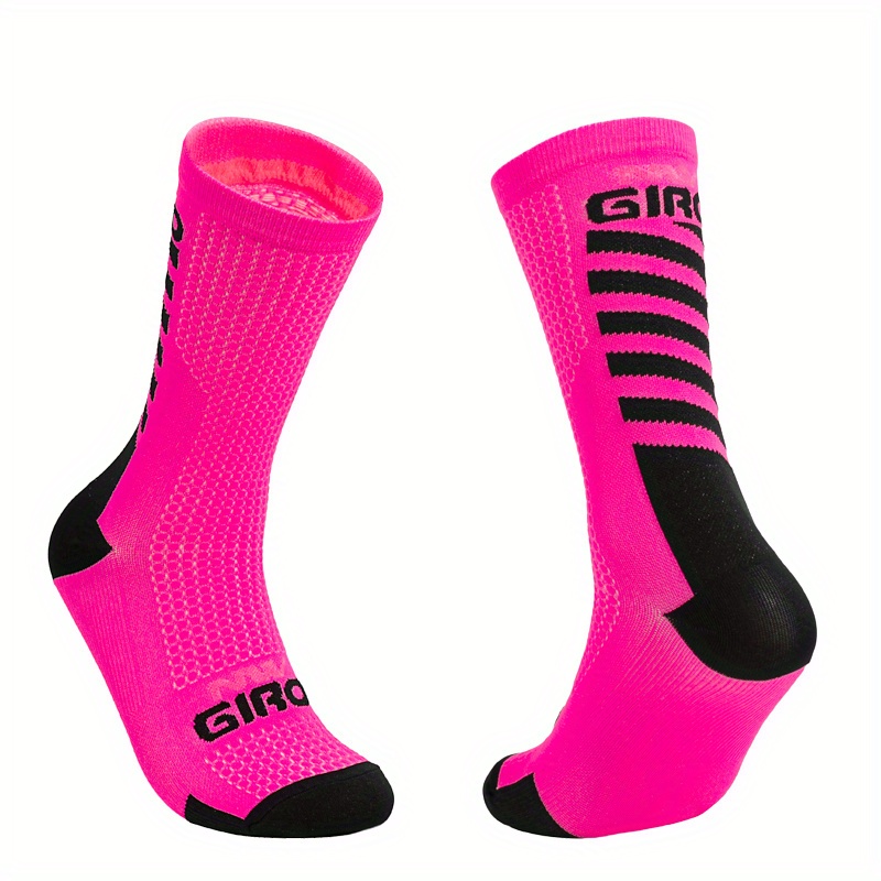 Quick Dry MTB Socks Assorted Colors Breathable Cycling Socks