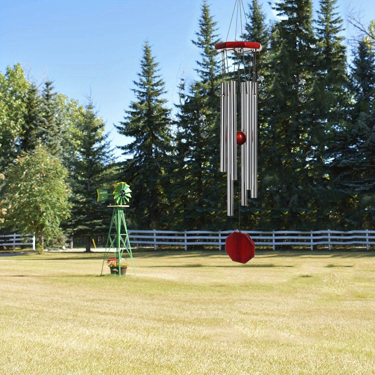 Memorial Wind Chimes Wind Chime Outdoor 6 Metal Tubes Big Temu