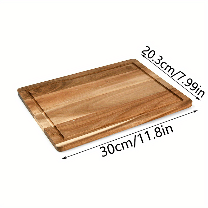 Wooden Cutting Boards Kitchen Meal Prep Serving Bamboo Wood - Temu