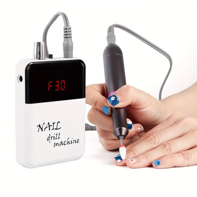 nail machine professional drilling set brushless electric nails drill manicure portable file drilling details 2